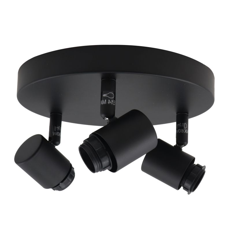 Pavillon cache fil noir en aluminium, Rika