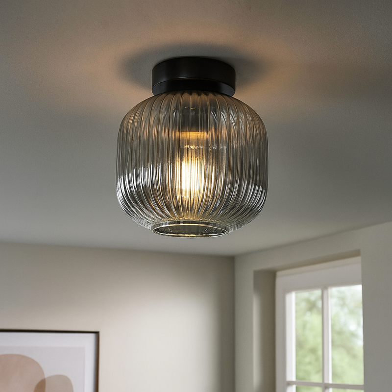 Plafonnier gris rétro, Charlois