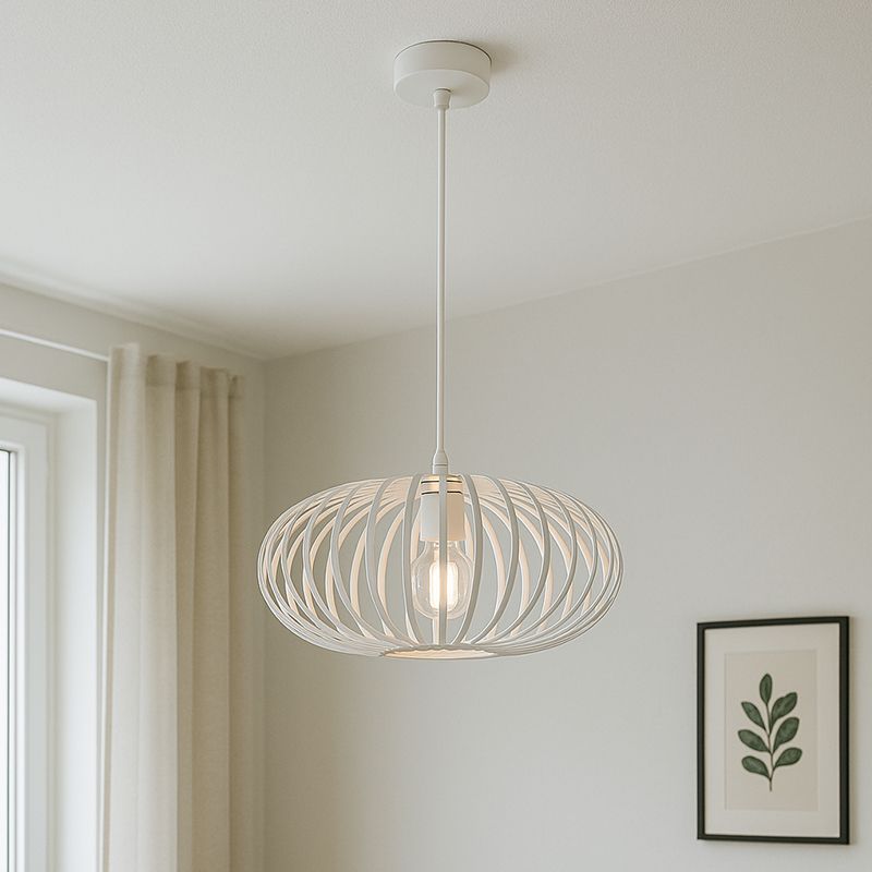 Suspension blanche industrielle, Lieve Suspension blanche industrielle, Lieve