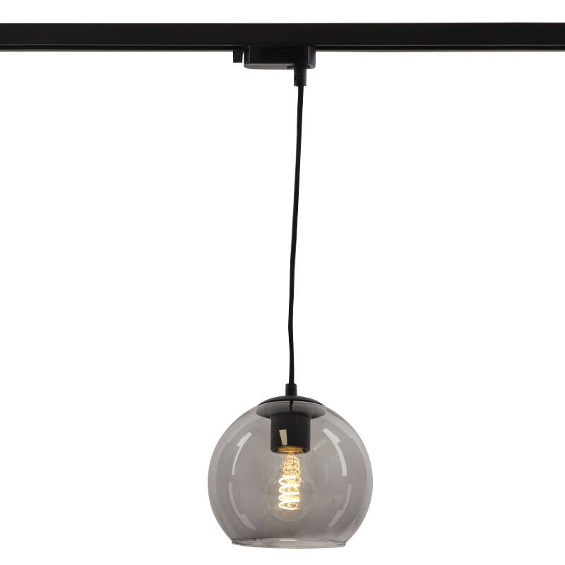Spot de système de rail monophasé gris design, Giada Spot de système de rail monophasé gris design, Giada