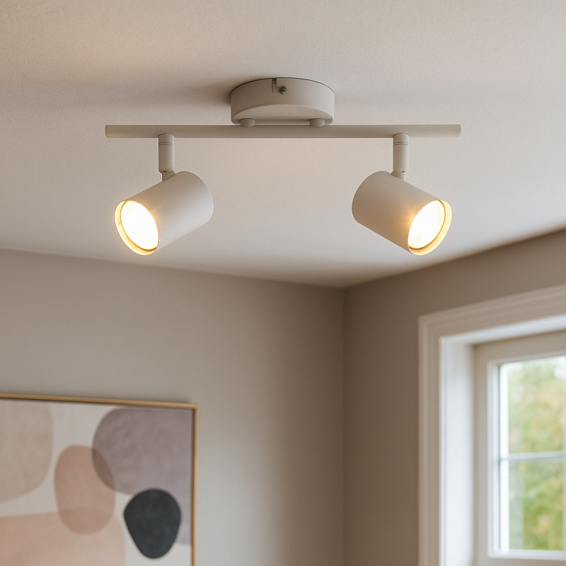 Spot plafond blanc moderne, Elena Spot plafond blanc moderne, Elena