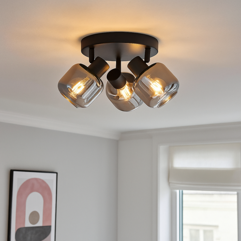 Spot plafond noir moderne, Craig Spot plafond noir moderne, Craig