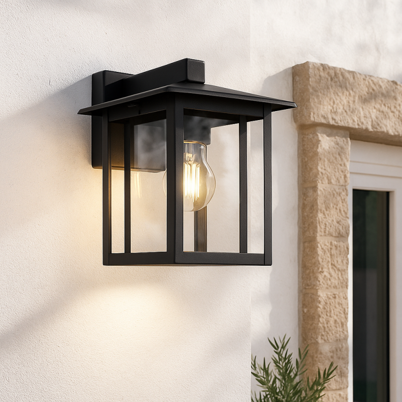 Luminaire extérieur noir moderne, Amalie, IP54