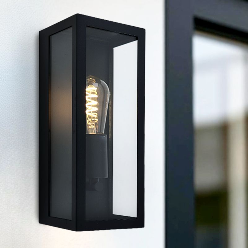 Luminaire extérieur noir moderne, Senne, IP44 Luminaire extérieur noir moderne, Senne, IP44