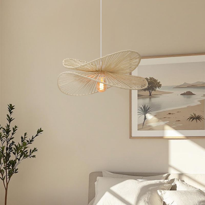 Suspension en papier beige, Rosalie