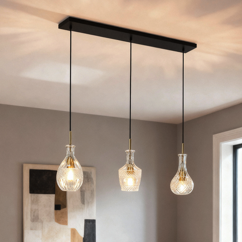 Suspension transparente design, Danny