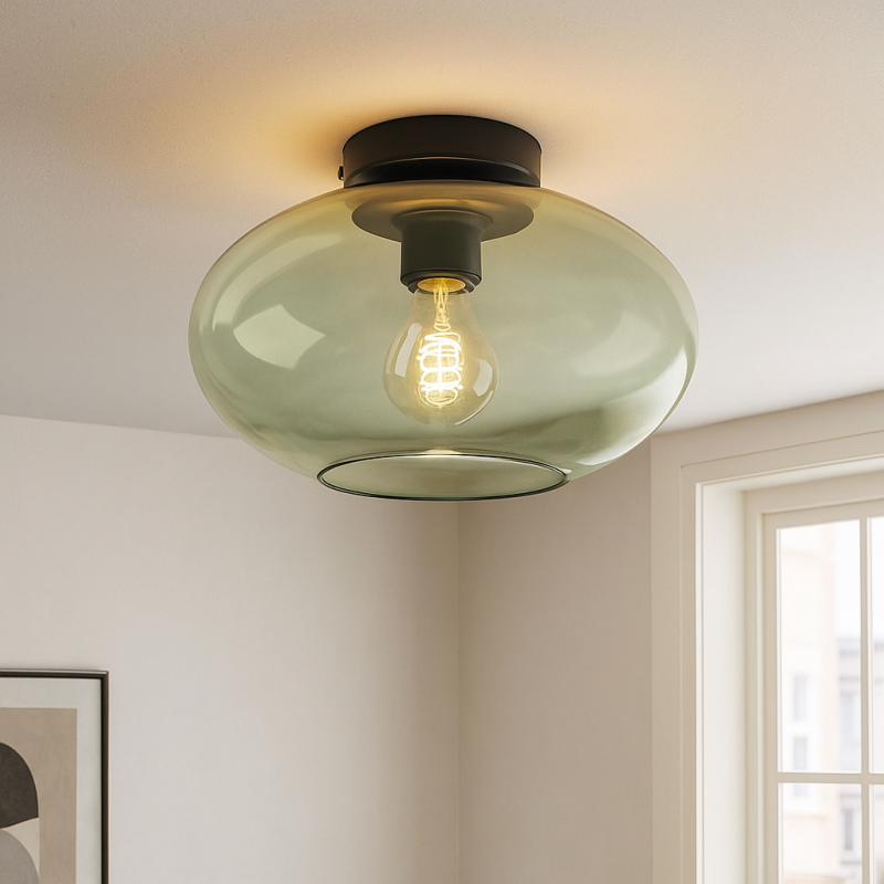 Plafonnier vert design, Luca Plafonnier vert design, Luca