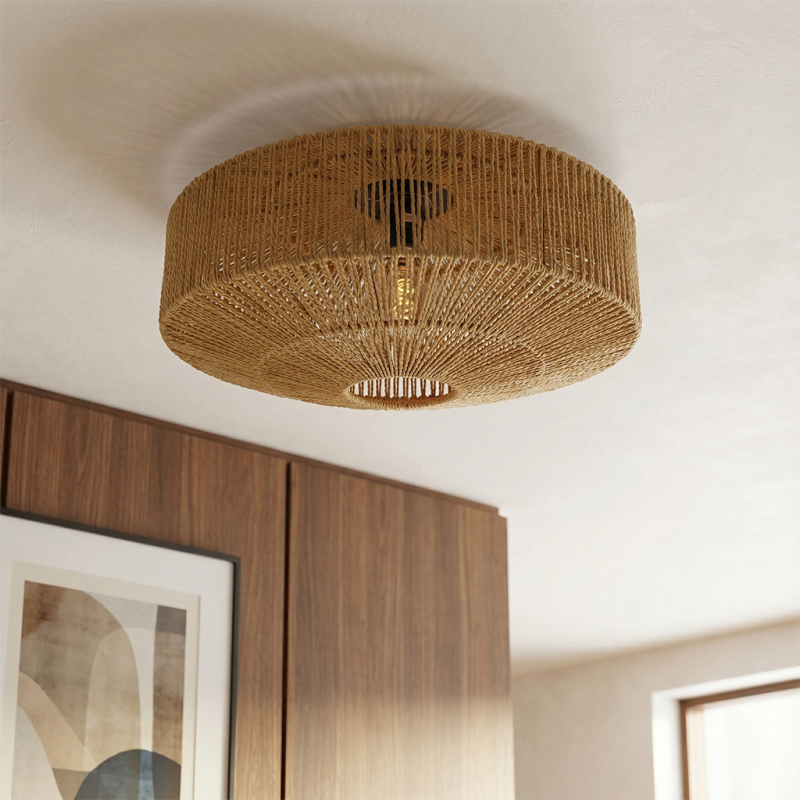 Plafonnier marron rustique, Pippa