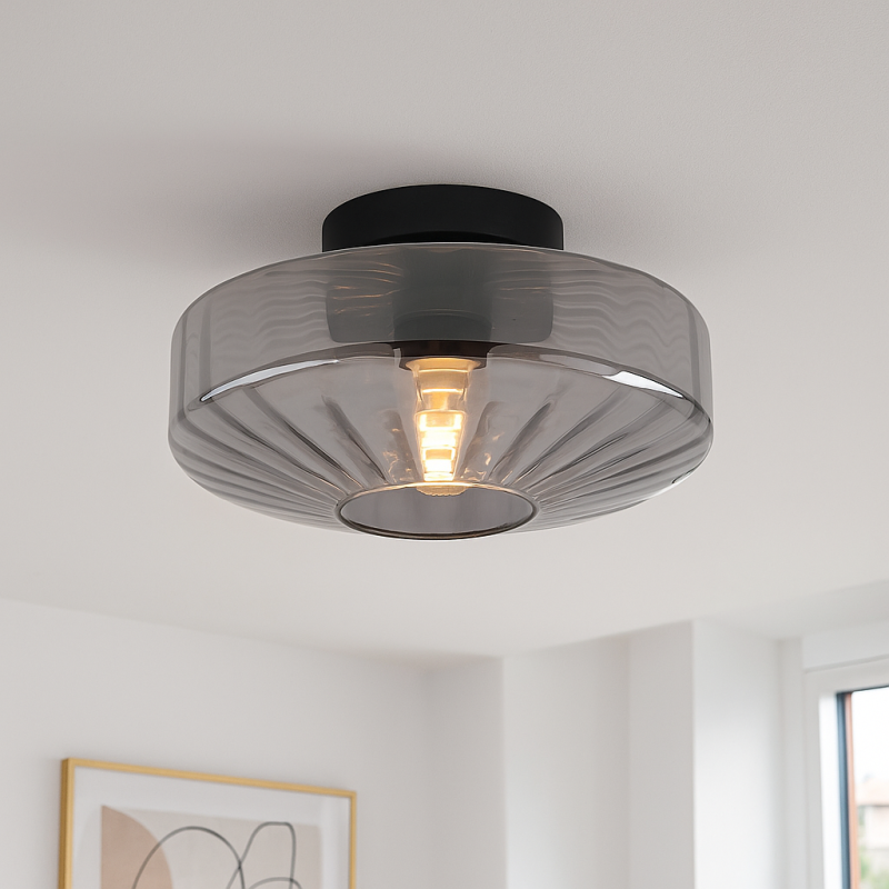 Lampe plafond grise design, Sevda