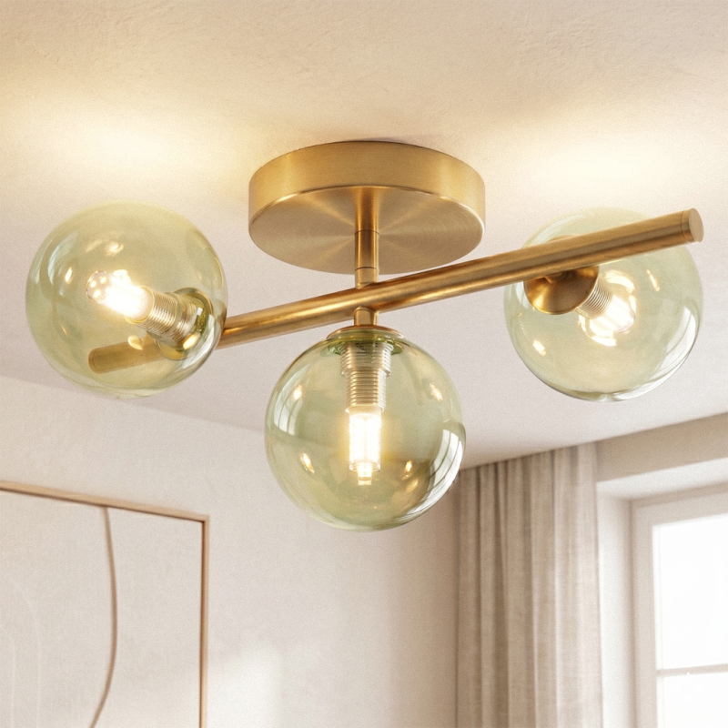 Plafonnier vert design, Remo Plafonnier vert design, Remo