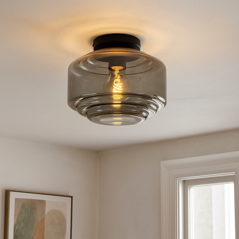 Lampe plafond grise design, Maret Lampe plafond grise design, Maret