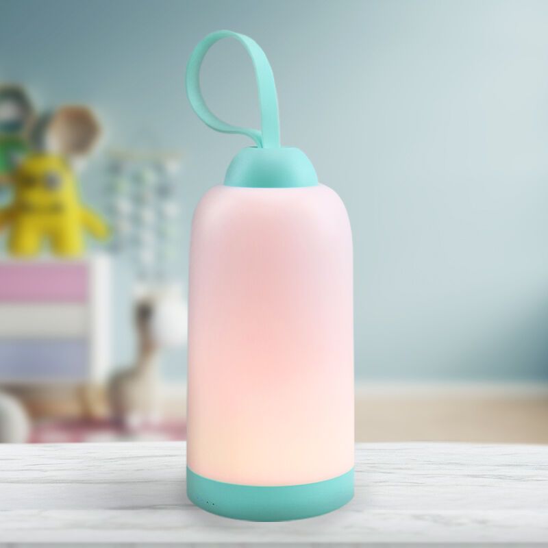 Veilleuse pour enfants bleue en plastique, Esper, 3W, 3000K LED, gradable en 3 étapes Veilleuse pour enfants bleue en plastique, Esper, 3W, 3000K LED, gradable en 3 étapes