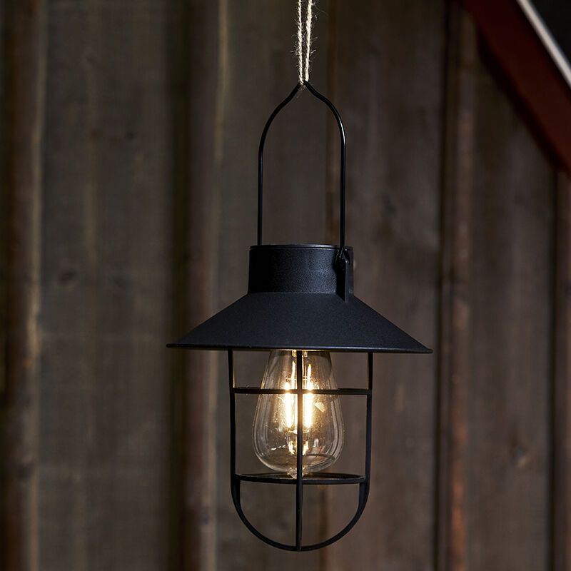 Luminaire extérieur noir industriel, Adrienne, 0,03W, 3000K LED, IP44 Luminaire extérieur noir industriel, Adrienne, 0,03W, 3000K LED, IP44