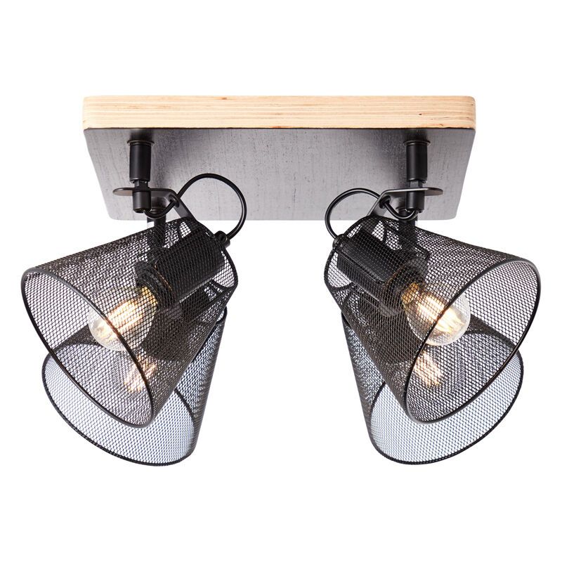 Spot plafond en bois noir, Havin