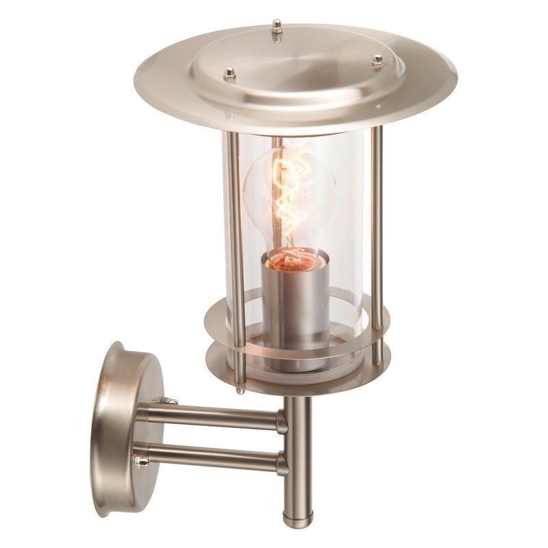 Luminaire extérieur chromé en métal, Shamayra, IP44 Luminaire extérieur chromé en métal, Shamayra, IP44