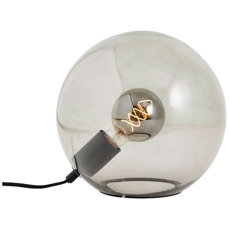 Lampe de table noire design, Widad, avec interrupteur Lampe de table noire design, Widad, avec interrupteur
