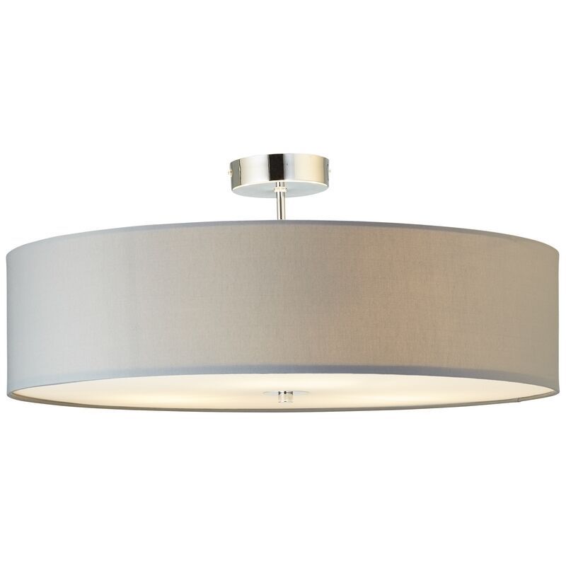 Lampe plafond grise moderne, Tjit