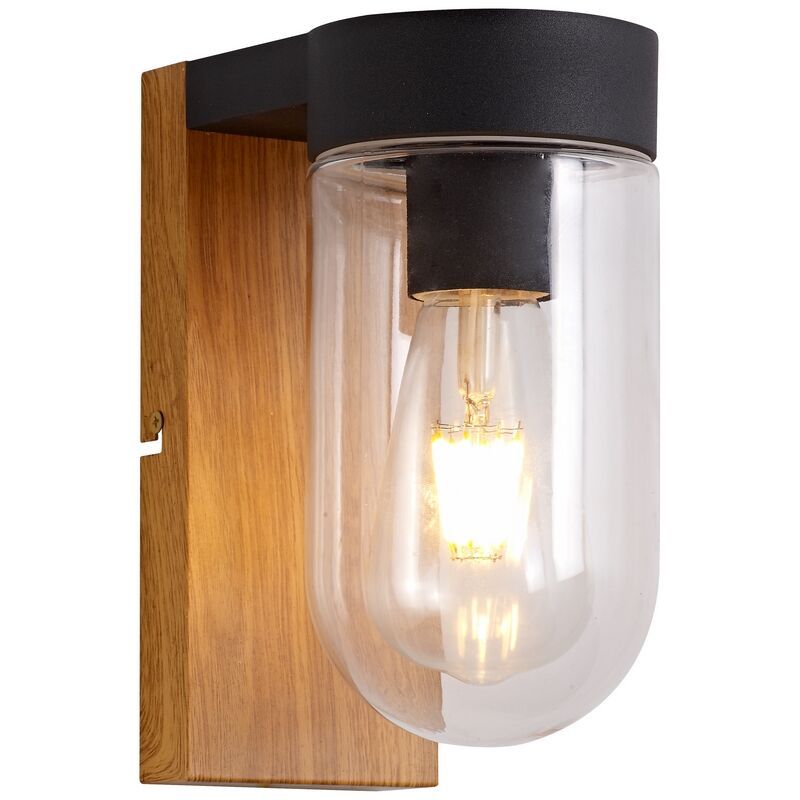 Luminaire extérieur noire moderne, Danja, IP44 Luminaire extérieur noire moderne, Danja, IP44