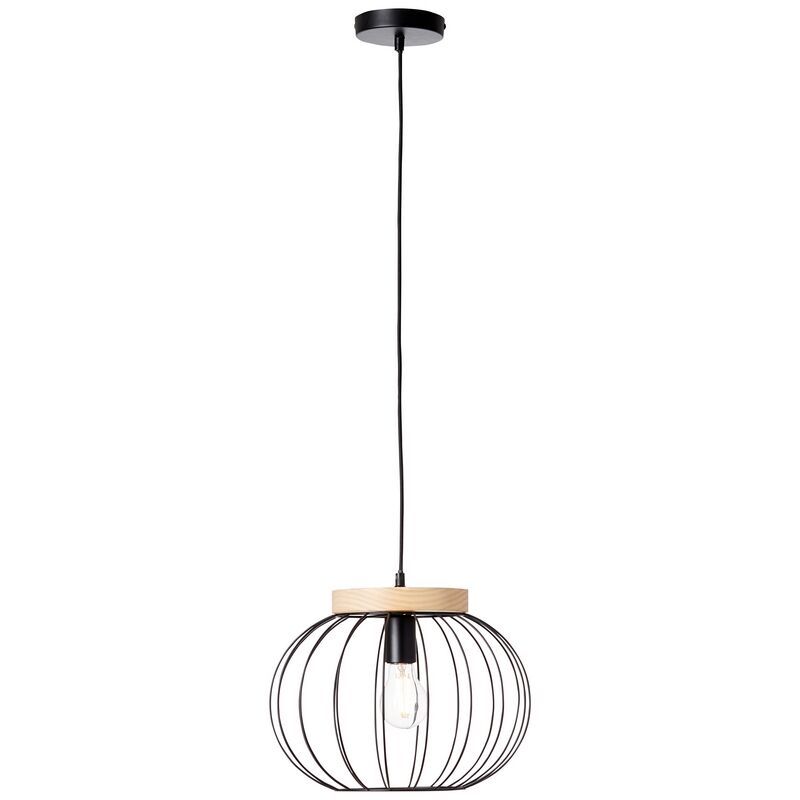 Suspension en bois noire, Donato Suspension en bois noire, Donato
