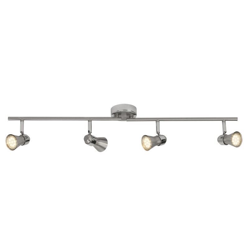 Spot plafond chromé en métal, Roel, 7W, 3000K LED Spot plafond chromé en métal, Roel, 7W, 3000K LED