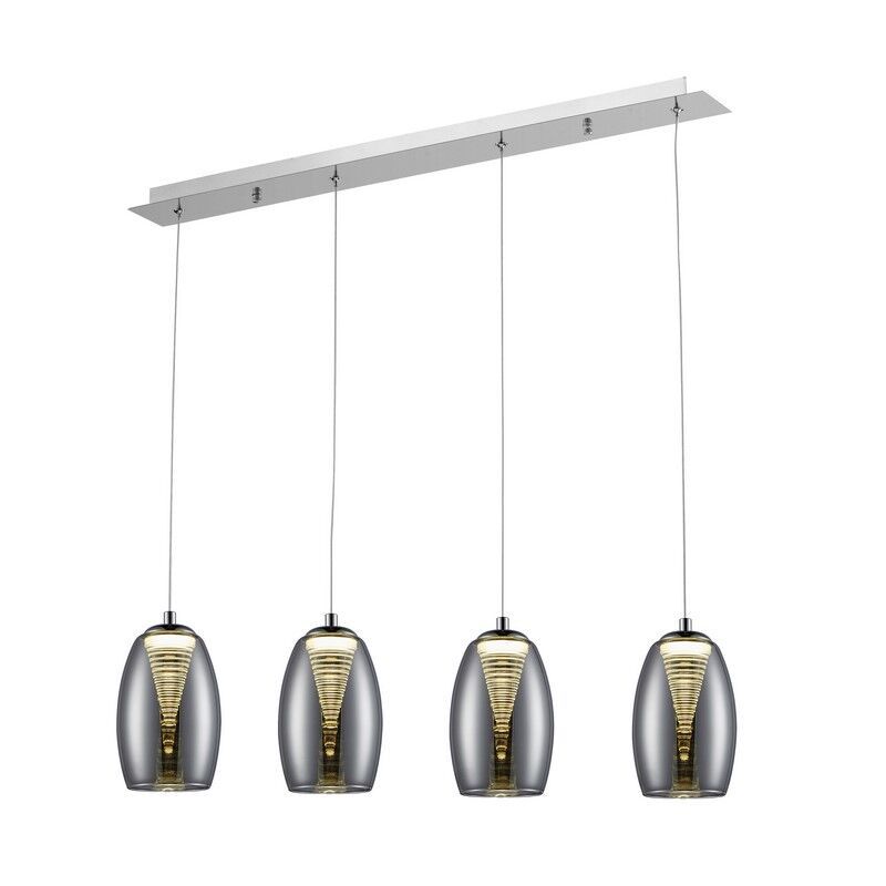 Suspension chromée moderne, Aliyah, 5W, 3000K LED