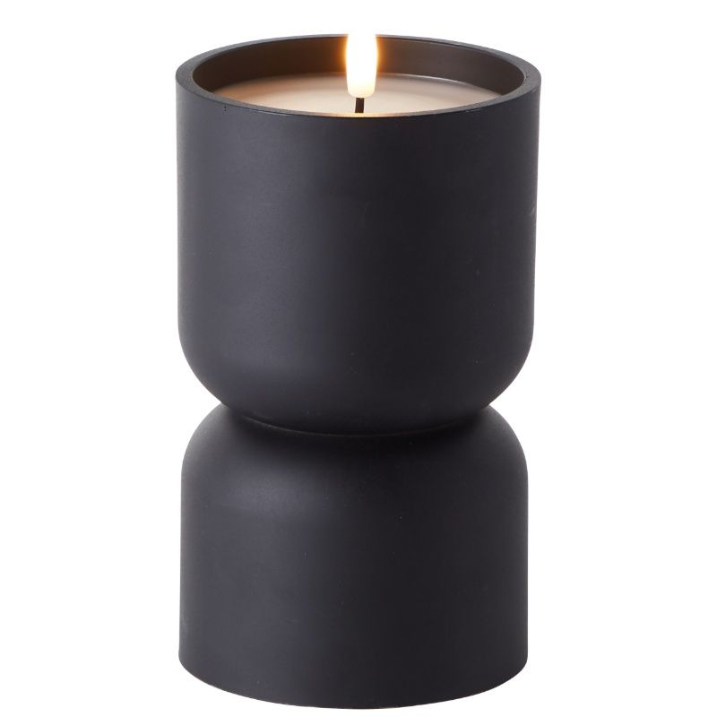 Lampe de table extérieur noire en plastique, Zaki, 2700K LED, IP44