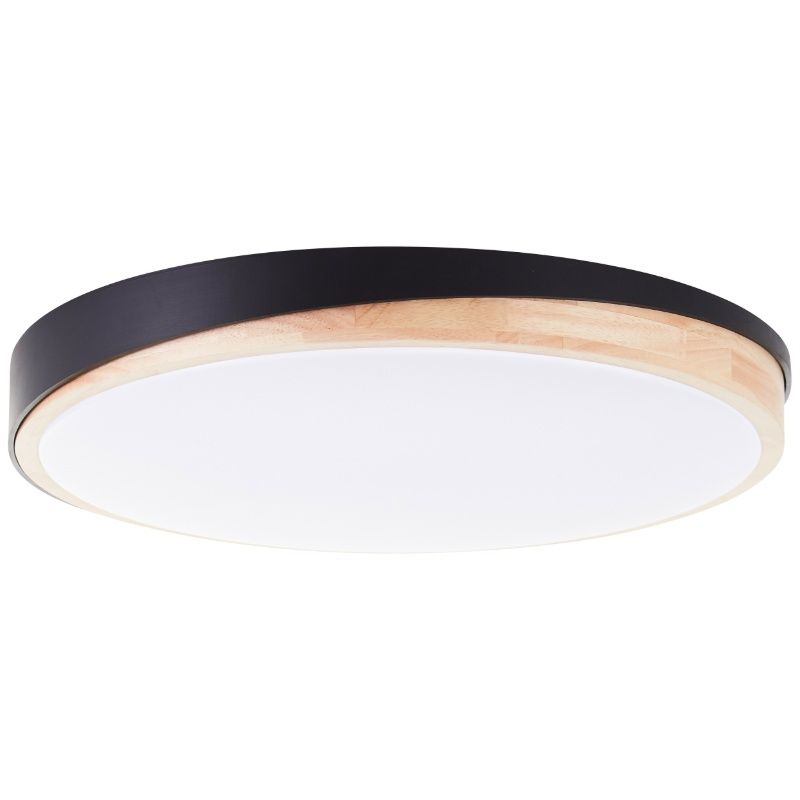 Plafonnier noir moderne, Marloes, 36W, white switch LED, avec télécommande Plafonnier noir moderne, Marloes, 36W, white switch LED, avec télécommande