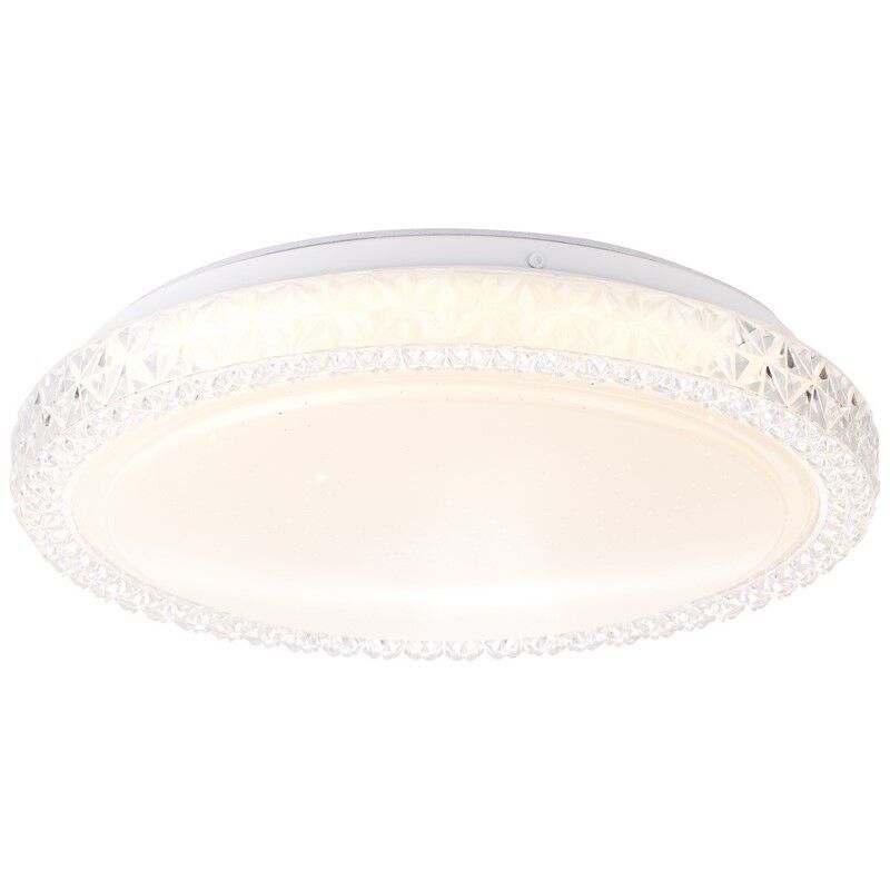 Lampe plafond blanche moderne, Baki, 12W, 3000K LED