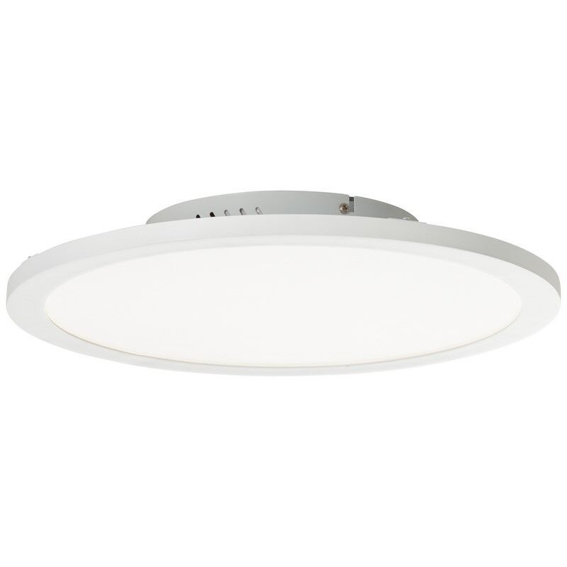 Lampe plafond blanche moderne, Bonny, 24W, couleur réglable LED, avec télécommande