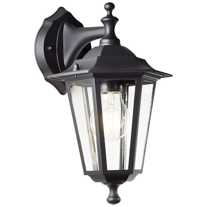Luminaire extérieur noir classique, Radha, IP44 Luminaire extérieur noir classique, Radha, IP44