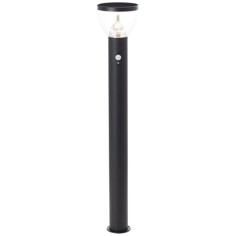 Lampadaire extérieur solaire noir moderne, Saar, 3W, 3000K LED, IP44