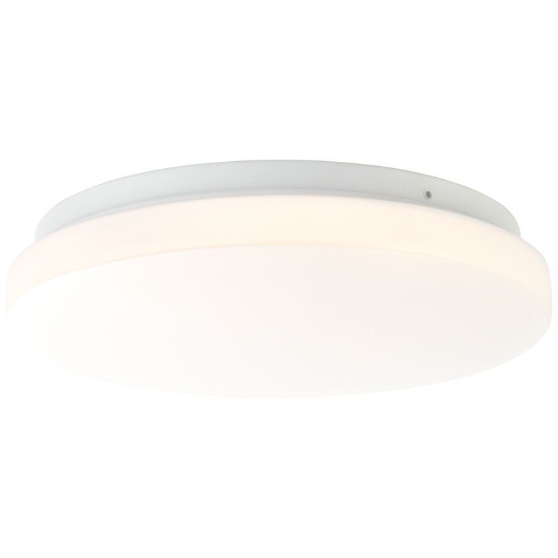 Lampe plafond blanche en plastique, Julie, 12W, 3000K LED