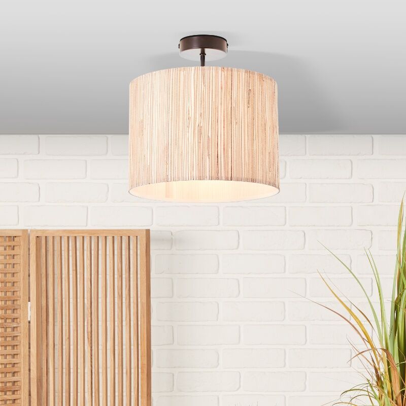 Plafonnier beige rustique, Wenda Plafonnier beige rustique, Wenda