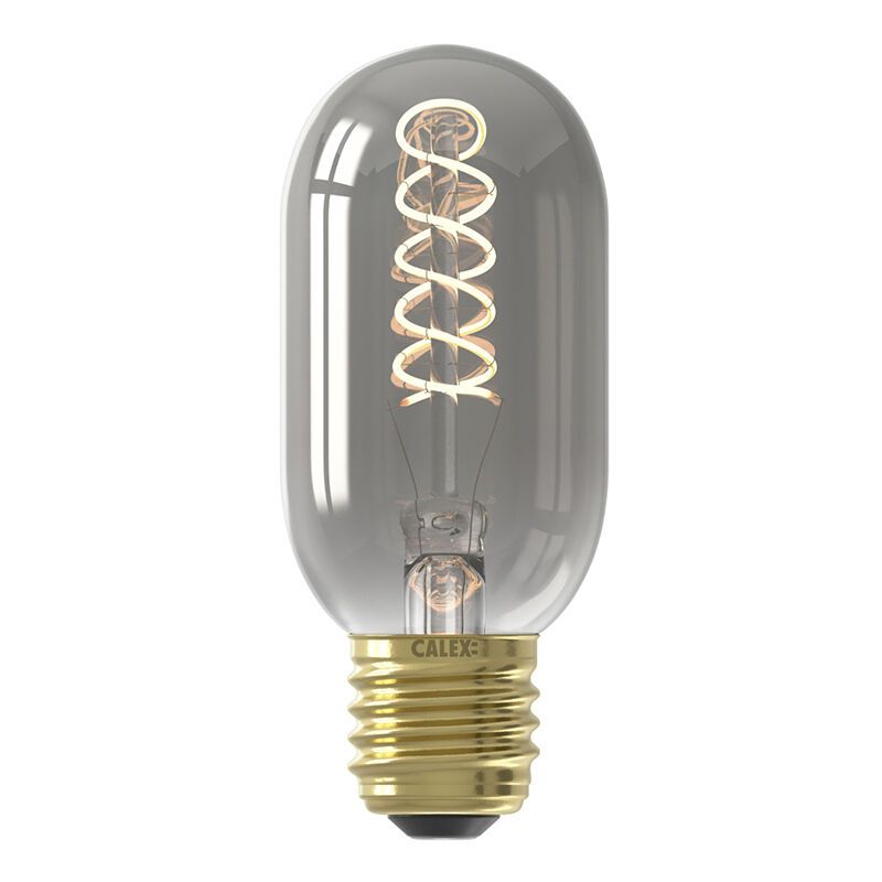 Calex ampoule LED tube E27 gradable gris, 4W, 1800K