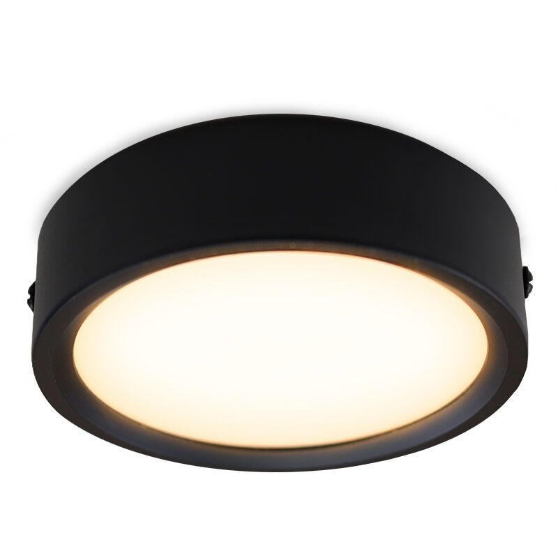 Plafonnier noir en aluminium, Aletta, 5W, 3000K LED Plafonnier noir en aluminium, Aletta, 5W, 3000K LED