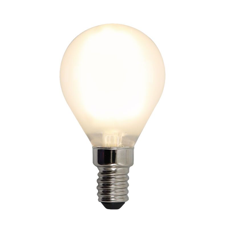 Dimmable E14 ampoule LED, P45, 3w, verre blanc, 2700k