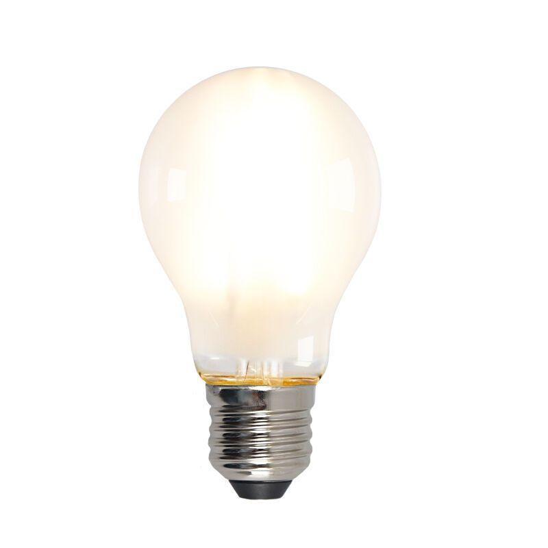 Dimmable E27 ampoule LED, A60, 5w, verre blanc, 2700k