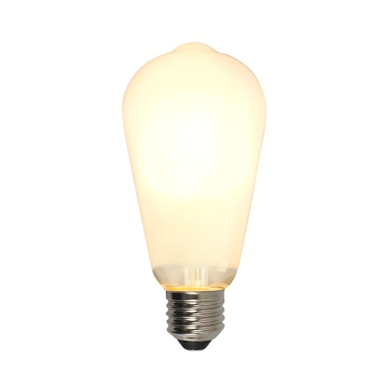 Dimmable E27 Edison ampoule LED, ST58, 5w, verre blanc, 2700k Dimmable E27 Edison ampoule LED, ST58, 5w, verre blanc, 2700k