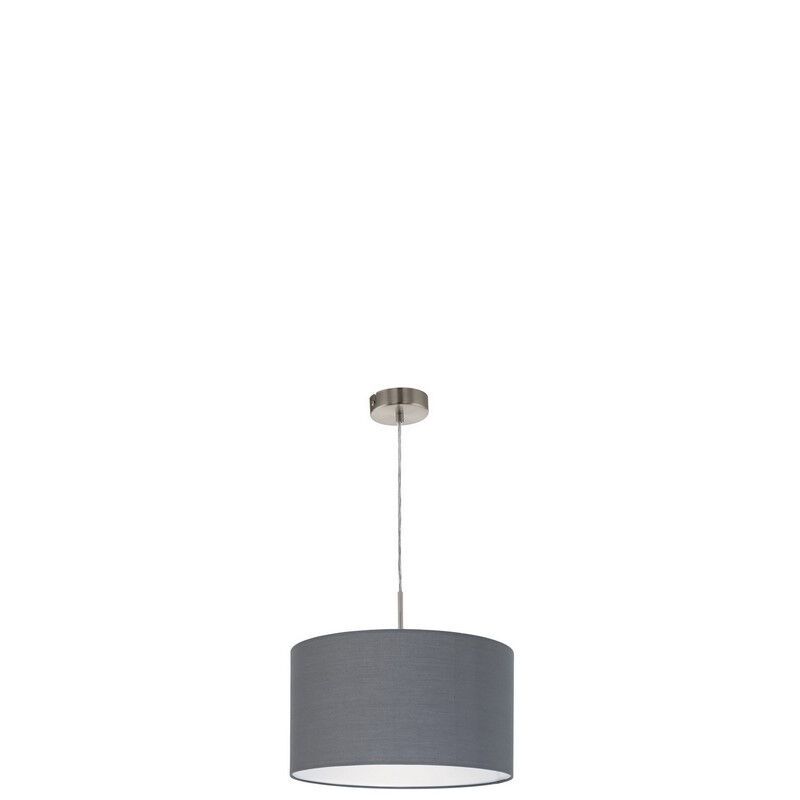 Suspension grise en tissu, Abano Suspension grise en tissu, Abano