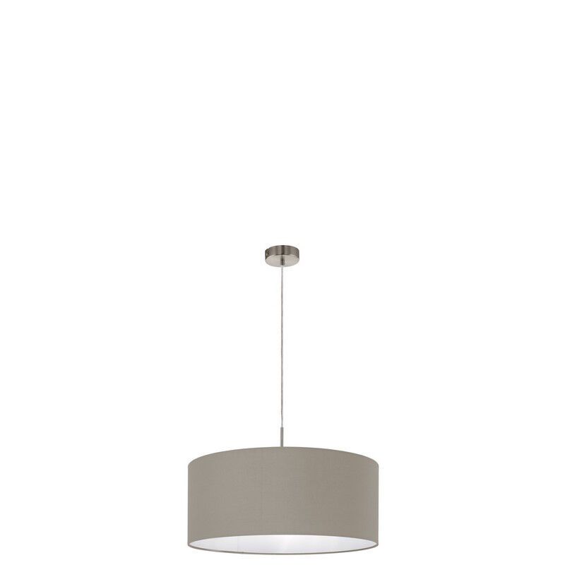 Suspension taupe en tissu, Abano Suspension taupe en tissu, Abano