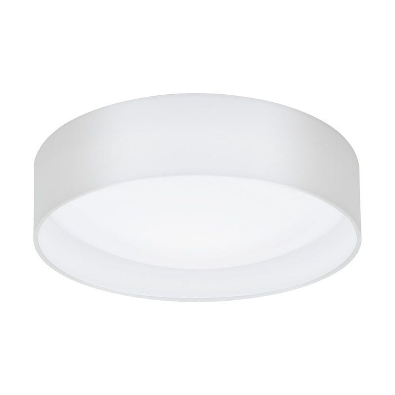 Lampe plafond blanche en tissu, Abano, 12W, 3000K LED Lampe plafond blanche en tissu, Abano, 12W, 3000K LED