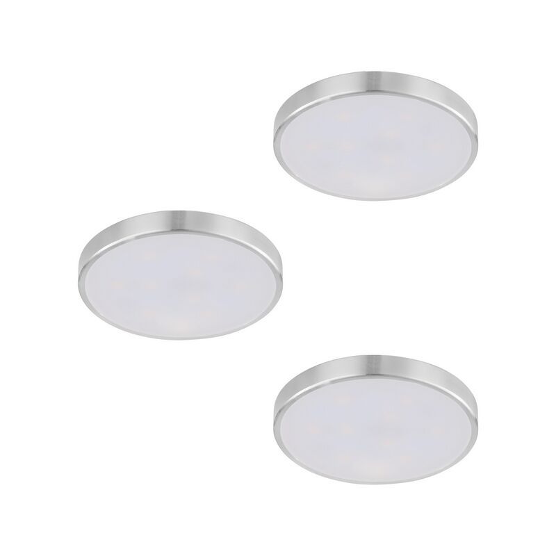 Éclairage sous meuble cuisine en aluminium argenté, Vanya, 2W, 3000K LED