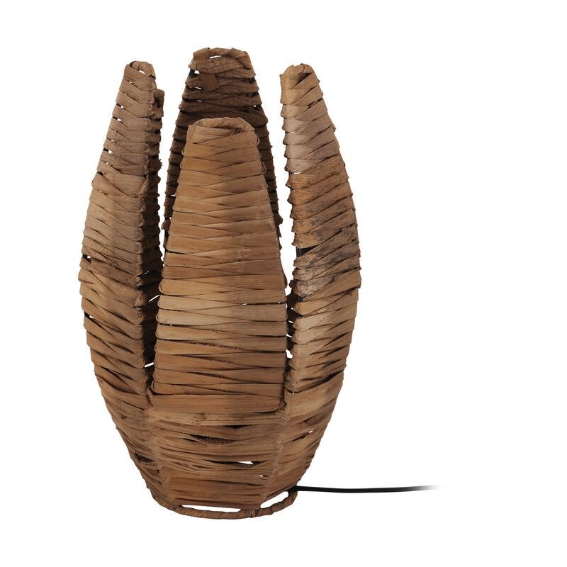 Lampe de table noire en acier, Joyca, avec interrupteur