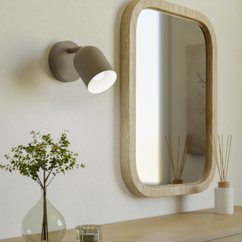 Spot mural marron en acier, Tjitte