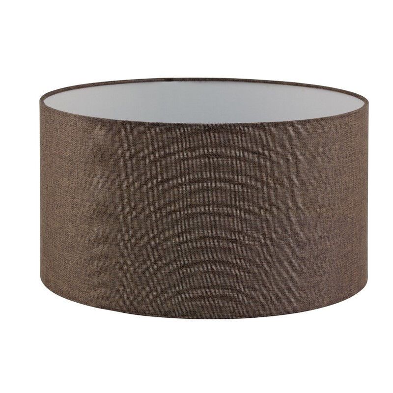 Abat-jour marron Noah, tissu Abat-jour marron Noah, tissu