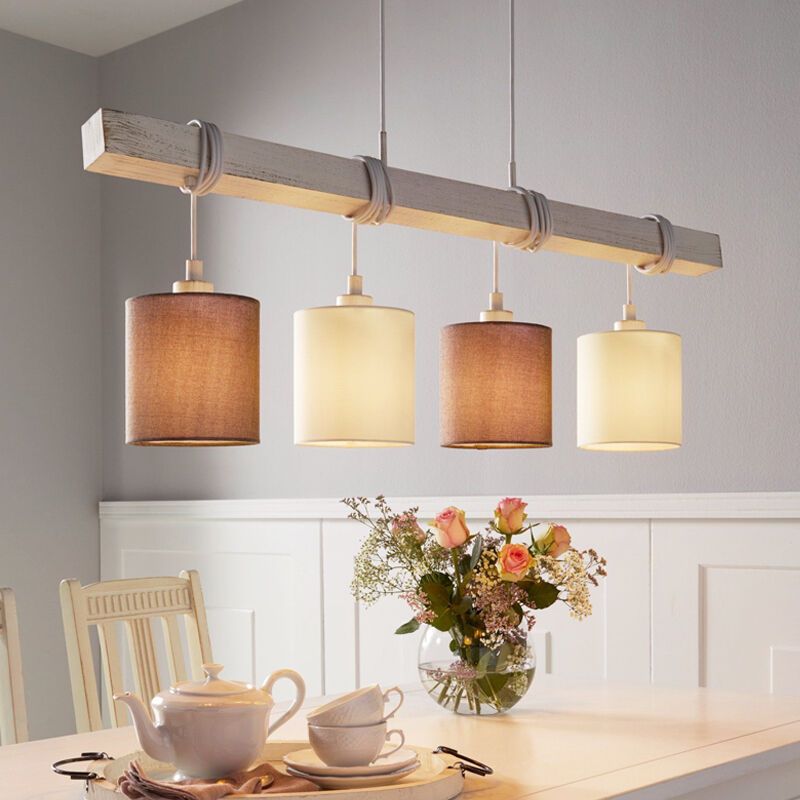 Suspension en bois blanche, Anton Suspension en bois blanche, Anton