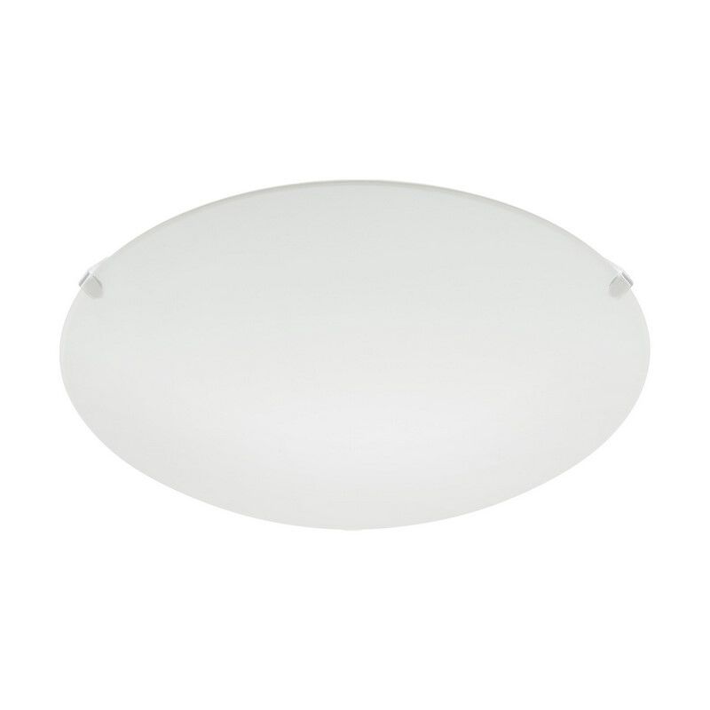 Lampe plafond blanche en verre, Bada Lampe plafond blanche en verre, Bada