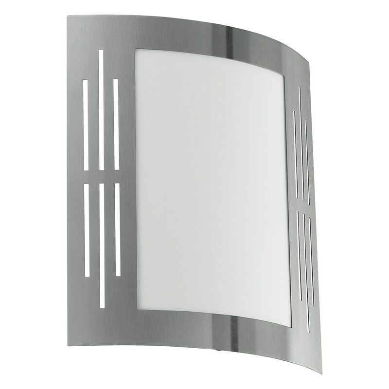 Luminaire extérieur argenté en plastique, Elyana, IP44 Luminaire extérieur argenté en plastique, Elyana, IP44