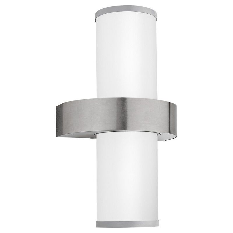 Luminaire extérieur argentée en verre, Ebrar, IP44 Luminaire extérieur argentée en verre, Ebrar, IP44