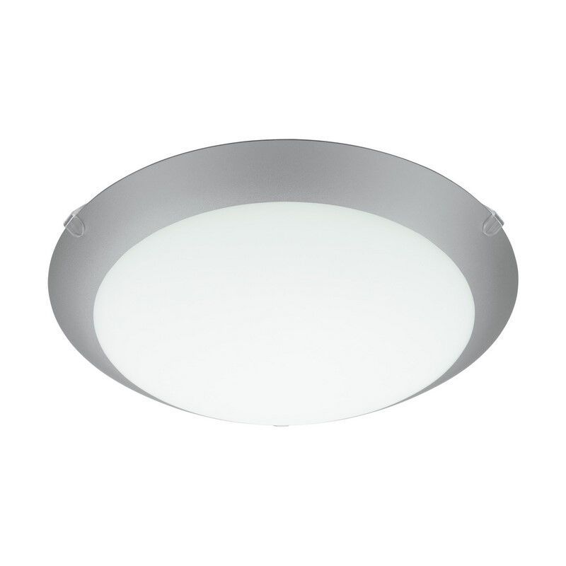 Lampe plafond blanche en verre, Bada